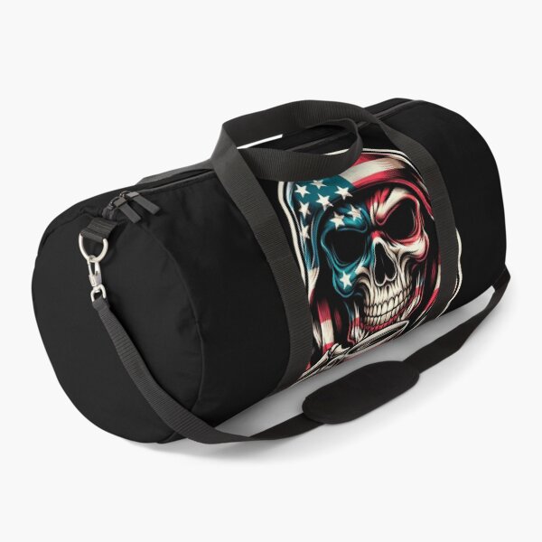 Item preview, USA American Flag Patriotic Skull Caffeinated Coffee American 4th of July Cup of Coffee Skull Face Coffee Lover designed and sold by CarantinedChaos.