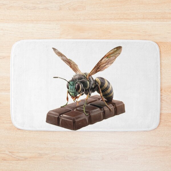 Item preview, A wasp eating chocolate designed and sold by MrDaveLancz.