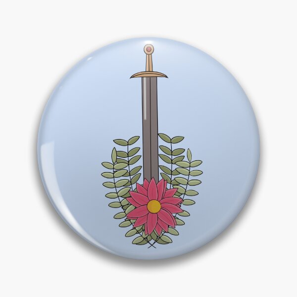 Item preview, Sword In The Flowers designed and sold by anemiaamelia.