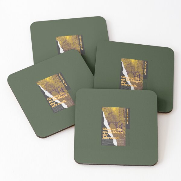 Item preview, Glaube an die Magie der Jahreszeit | Nature Illustration | Green Background designed and sold by RM-Journey.