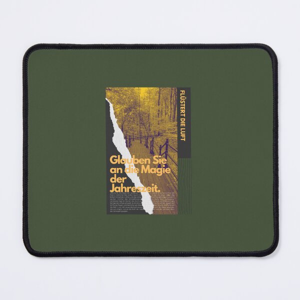 Item preview, Glaube an die Magie der Jahreszeit | Nature Illustration | Green Background designed and sold by RM-Journey.