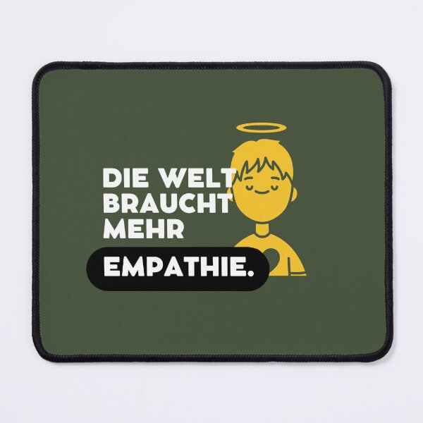 Artikelvorschau, Die Welt braucht mehr Empathie | Grüner Hintergrund entworfen und verkauft von RM-Journey.