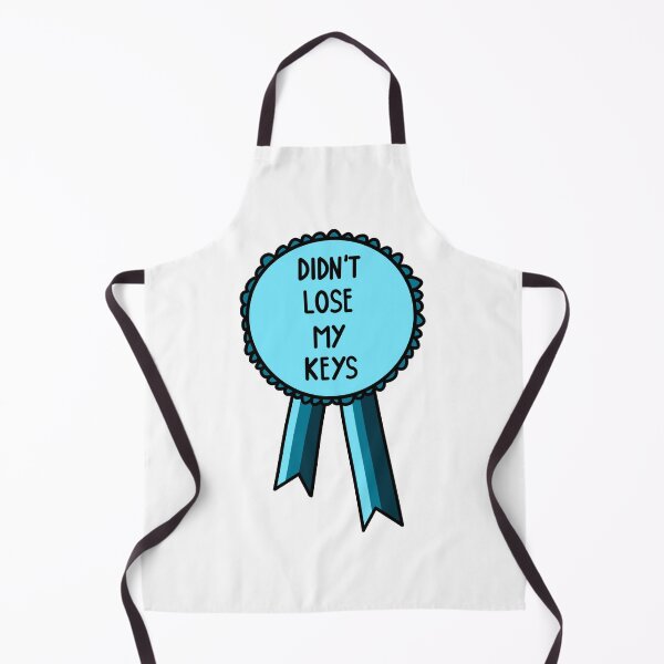 Item preview, Didn't Lose My Keys Ribbon Blue designed and sold by CJ Vanderbeek.