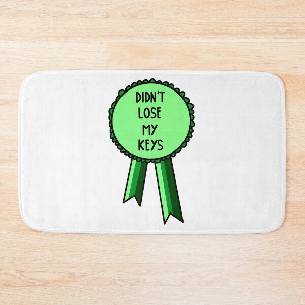 Item preview, Didn't Lose My Keys Ribbon Green designed and sold by CJ Vanderbeek.