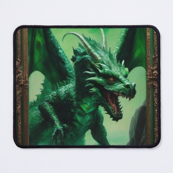 Item preview, Green Dragon Framed Painting designed and sold by JojiKebamura.