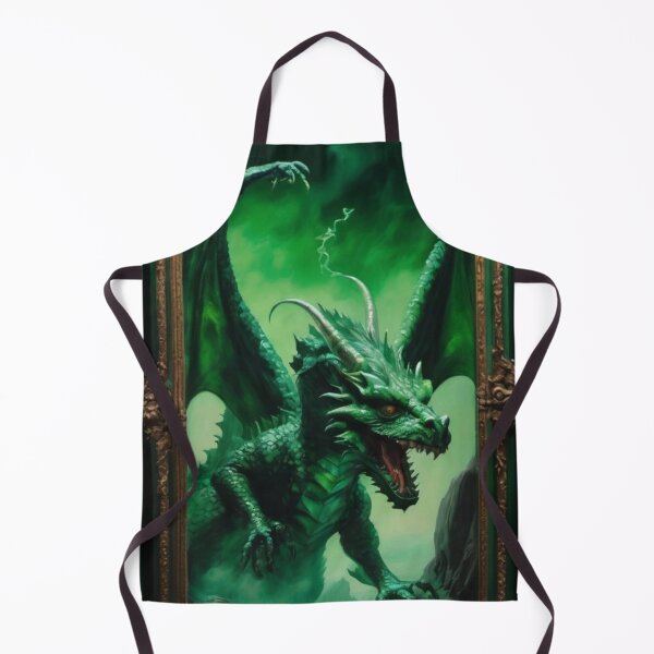 Item preview, Green Dragon Framed Painting designed and sold by JojiKebamura.