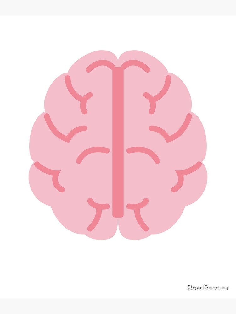 "Brain Pastel Psychology Student" Poster by RoadRescuer Redbubble