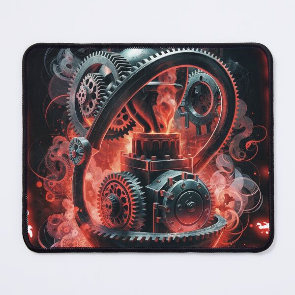 Item preview, Abstract carbon engine designed and sold by MrDaveLancz.