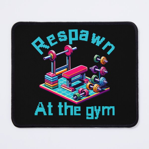 Item preview, Funny retro gaming 8-Bit Pixelated Gym Workout Design. Retro gaming and workout mashup. designed and sold by Unitepeople.