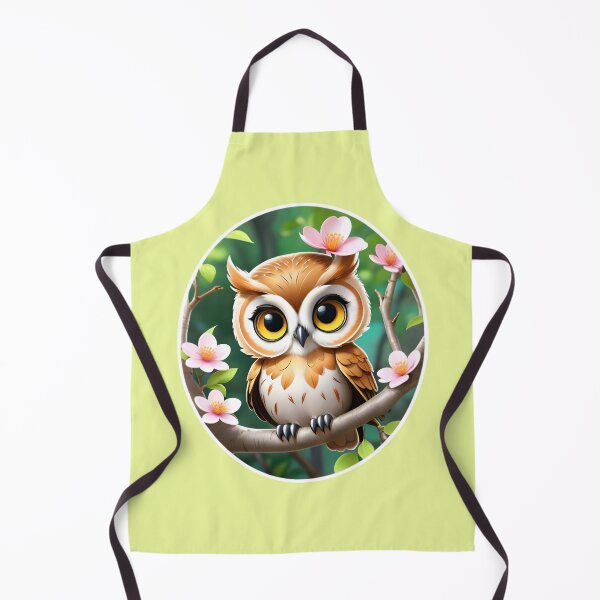 Artikelvorschau, Cute Owl In A Flower Tree entworfen und verkauft von TheArtOfPat.