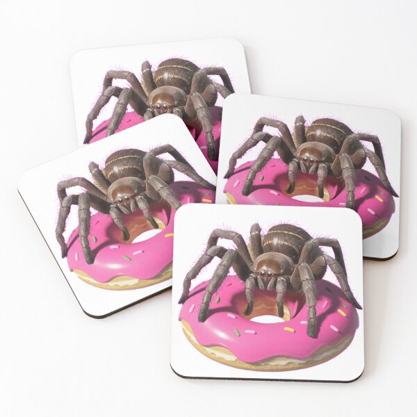 Item preview, Spider eating a donut designed and sold by MrDaveLancz.