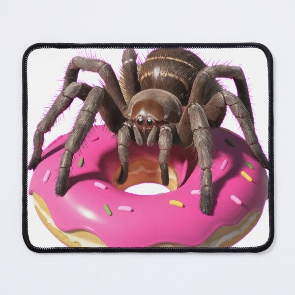 Item preview, Spider eating a donut designed and sold by MrDaveLancz.