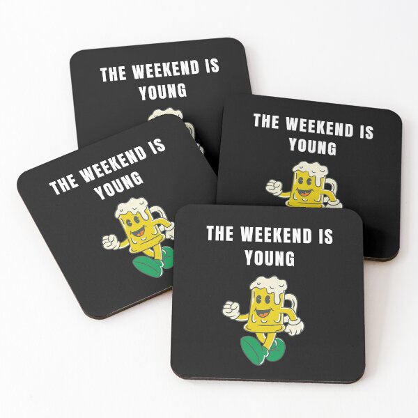 Item preview, The Weekend Is Young TGIF Let's Drink Beer designed and sold by StudioTina.
