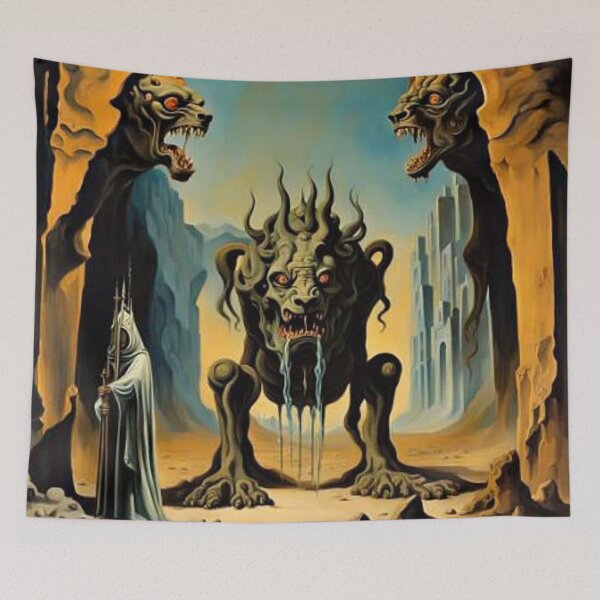 Item preview, Cereberus guards the entrance to Hades designed and sold by George Hutton Hunter.