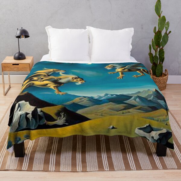 Item preview, Griffins playing in mountain meadow designed and sold by George Hutton Hunter.