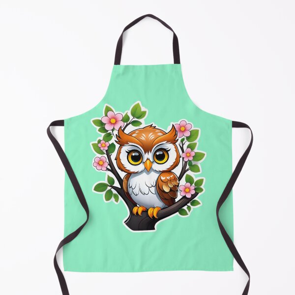 Artikelvorschau, Cute Owl In A Flower Tree entworfen und verkauft von TheArtOfPat.