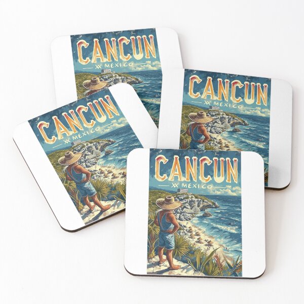 Item preview, A Travel Print of Cancun - Mexico  designed and sold by StudioRedKoala.