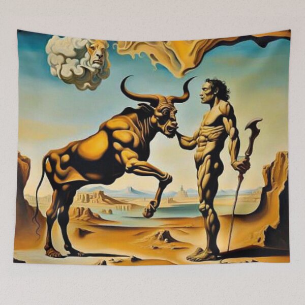Item preview, The Minotaur meets Theseus designed and sold by George Hutton Hunter.