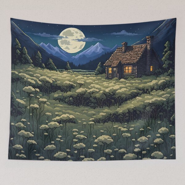 Item preview, Late Night Full Moon designed and sold by VeiledVision.