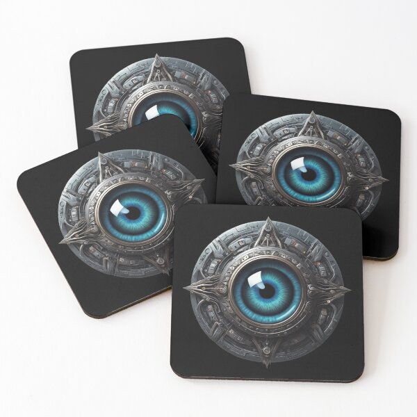 Item preview, Cybernetic Evil Eye Design, Abstract Design designed and sold by Burn-Ego.