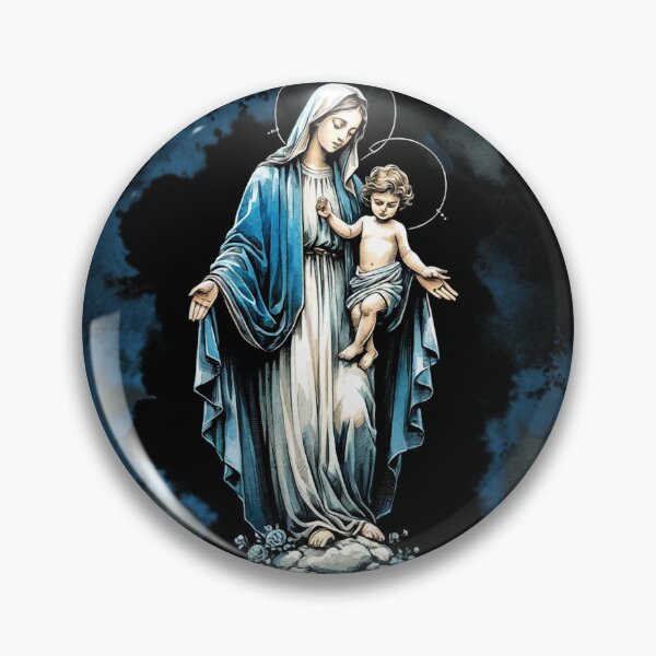 Item preview, Our Lady Of The Pillar Saint Mary Powerful Symbol Mother Mary designed and sold by Chmielayka.