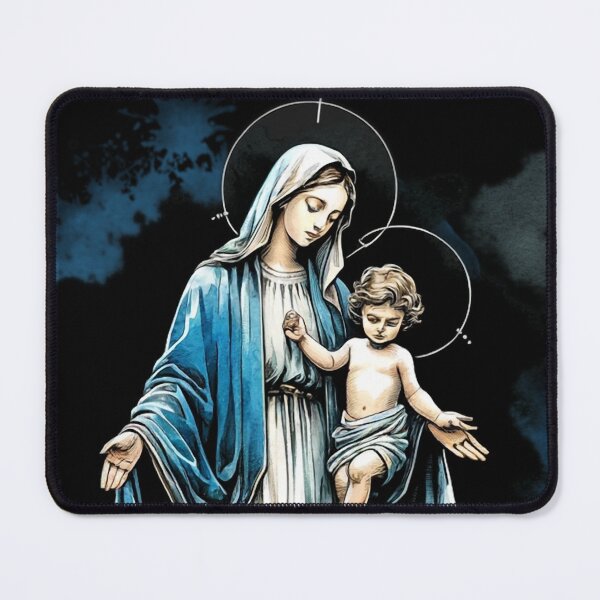 Item preview, Our Lady Of The Pillar Saint Mary Powerful Symbol Mother Mary designed and sold by Chmielayka.