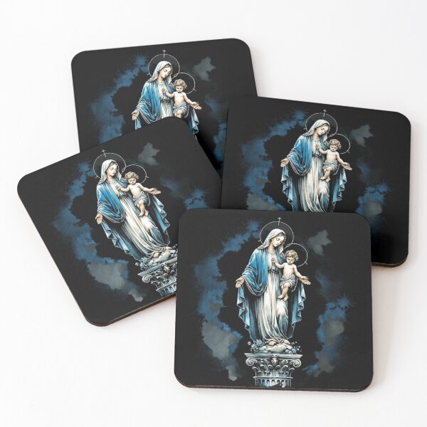 Item preview, Our Lady Of The Pillar Saint Mary Powerful Symbol Mother Mary designed and sold by Chmielayka.