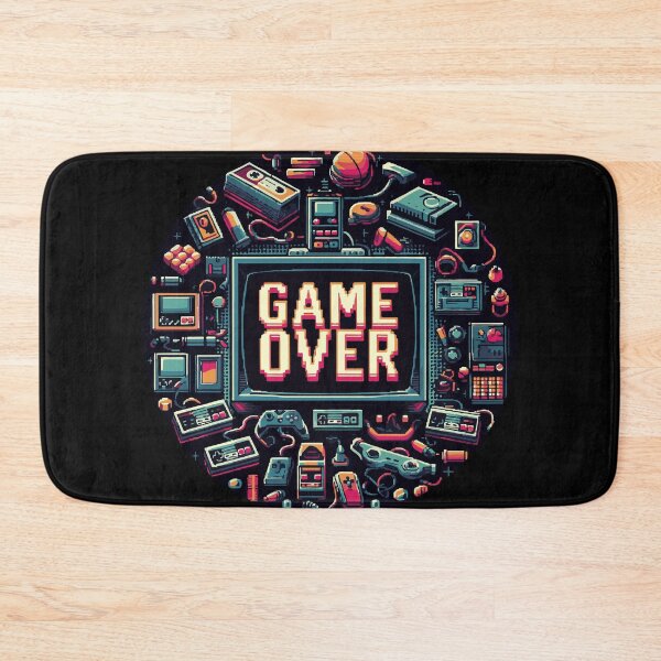 Item preview, game over video game vintage retro aesthetic gamer 80s 90s  designed and sold by Stardewwlove.