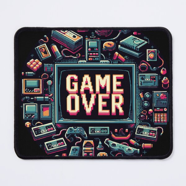 Item preview, game over video game vintage retro aesthetic gamer 80s 90s  designed and sold by Stardewwlove.