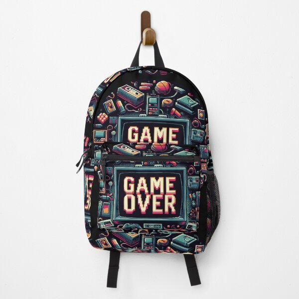 Item preview, game over video game vintage retro aesthetic gamer 80s 90s designed and sold by ThinaArte.