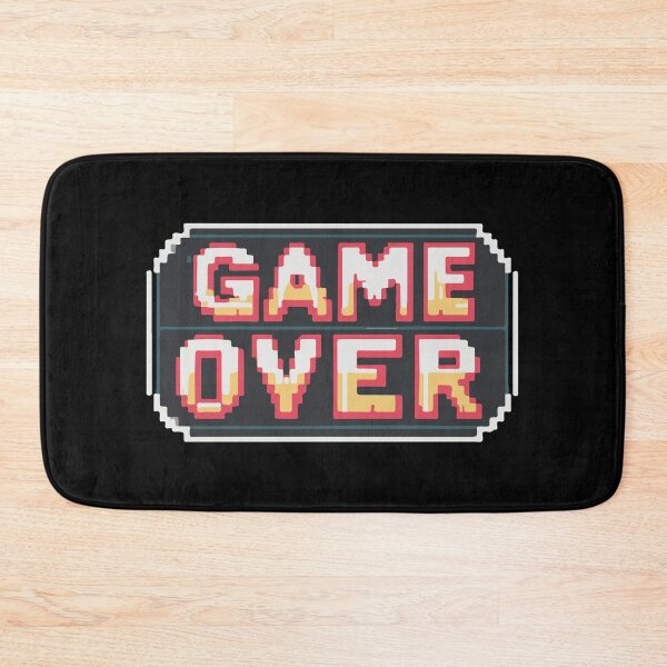 Item preview, game over video game vintage retro aesthetic gamer 80s 90s pixel designed and sold by Stardewwlove.
