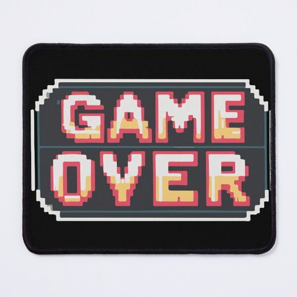 Item preview, game over video game vintage retro aesthetic gamer 80s 90s pixel designed and sold by Stardewwlove.