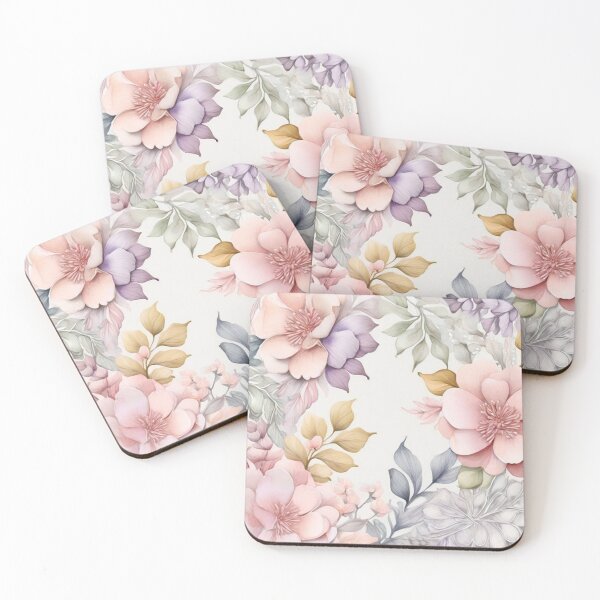 Item preview, Feminine Whispers: Vintage Floral Watercolor Sensation designed and sold by roon-ai.