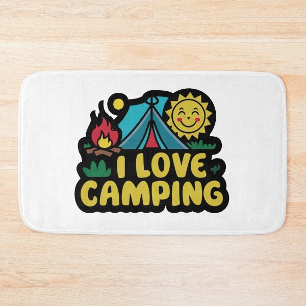 Artikelvorschau, Ich liebe Camping entworfen und verkauft von Endless Projects.