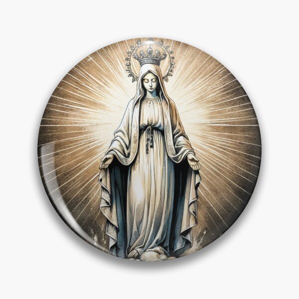 Item preview, Our Lady Of The Pillar Saint Mary Powerful Symbol Mother Mary designed and sold by Chmielayka.