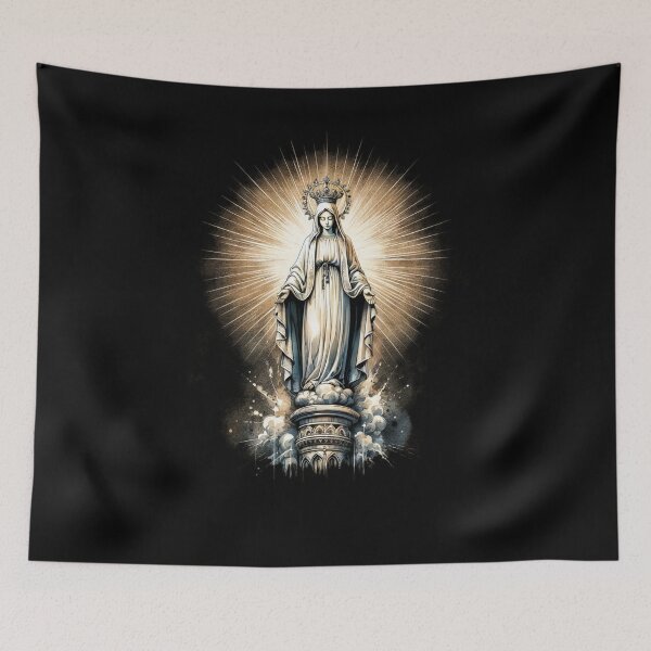 Item preview, Our Lady Of The Pillar Saint Mary Powerful Symbol Mother Mary designed and sold by Chmielayka.