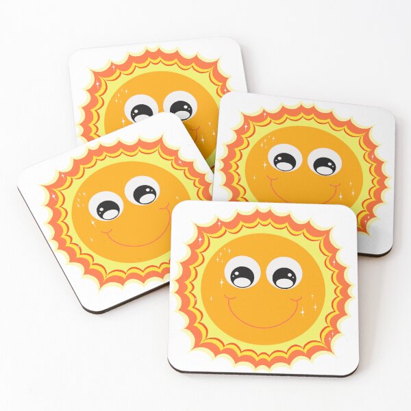 Item preview, smiling sun designed and sold by OnlyStickersEle.