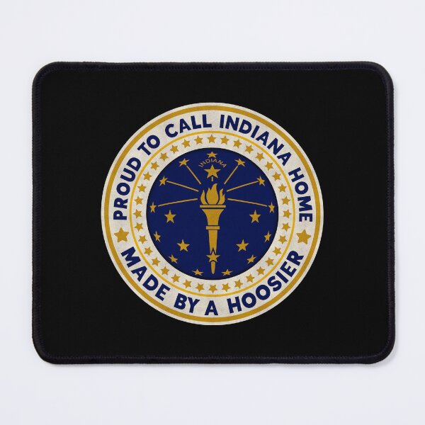 Item preview, Indiana Flag - Proud to Call Indiana Home, Made by a Hoosier designed and sold by patriotwardrobe.