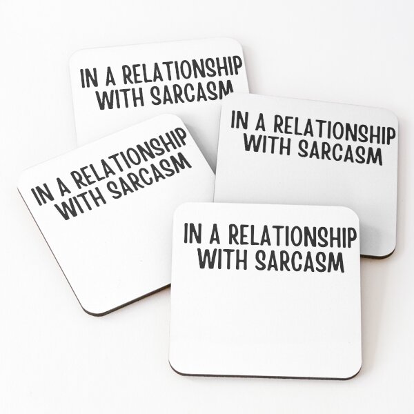 Item preview, In a relationship with sarcasm designed and sold by AngelArtss.
