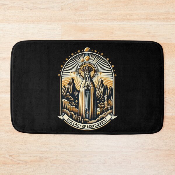 Item preview, Our Lady Of The Montserrat Saint Mary Powerful Symbol Mother Mary designed and sold by Chmielayka.