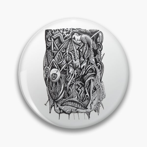 Item preview, Pierced, ink drawing designed and sold by Brian Benson.