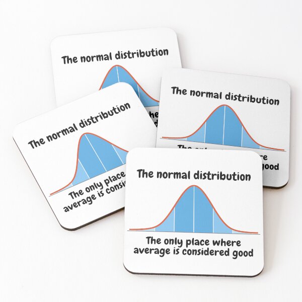 Item preview, The normal distribution, the only place where average is considered good designed and sold by NoetherSym.