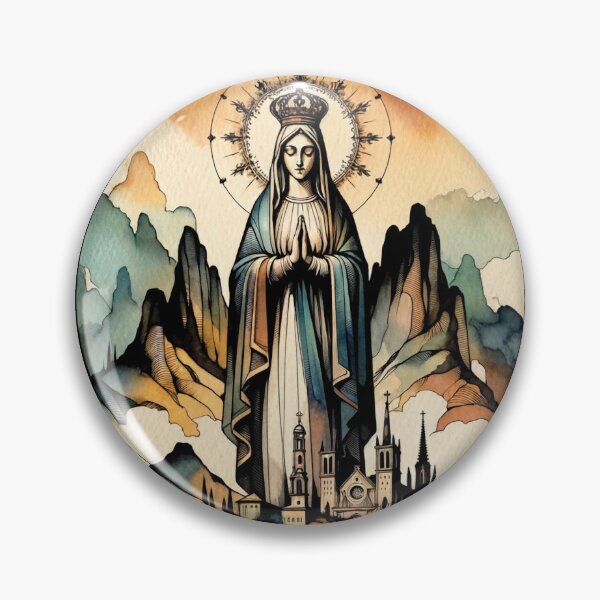 Item preview, Our Lady Of The Montserrat Saint Mary Powerful Symbol Mother Mary designed and sold by Chmielayka.