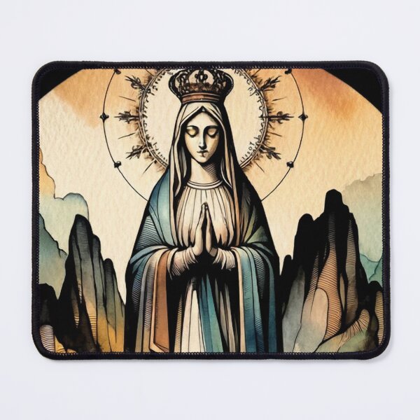 Item preview, Our Lady Of The Montserrat Saint Mary Powerful Symbol Mother Mary designed and sold by Chmielayka.