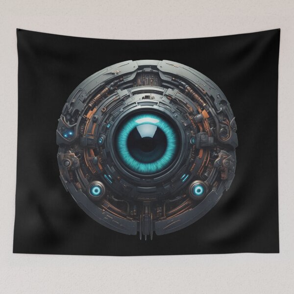 Item preview, Cybermagick Evil Eye Symbol, Abstract Design designed and sold by Burn-Ego.