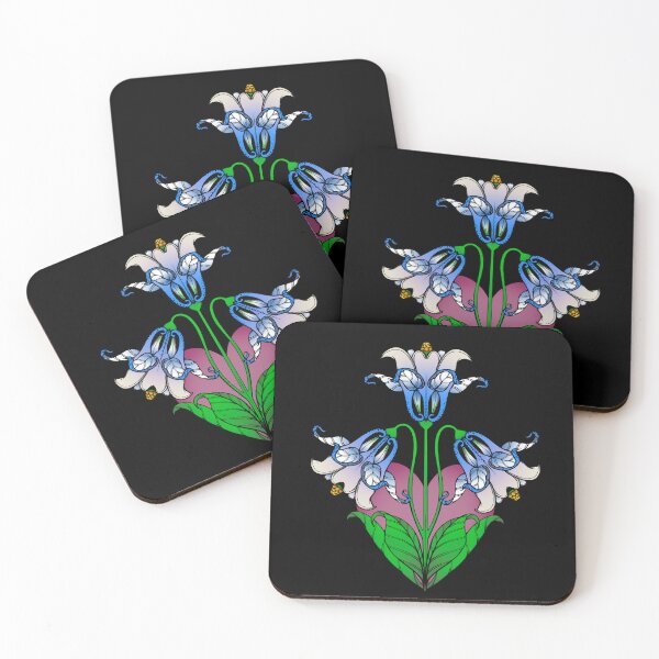 Item preview, Art Nouveau Love Heart Iris  designed and sold by stickypixie.
