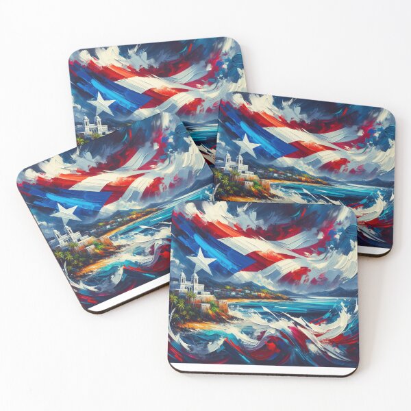 Item preview, Acrylic Pattern Puerto Rico Design designed and sold by ssmg80.