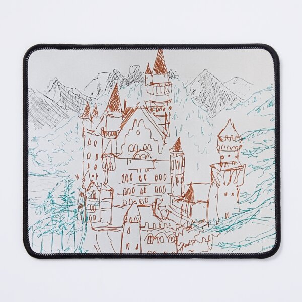 Item preview, Schloss Neuschwanstein designed and sold by Liwei-Doodles.