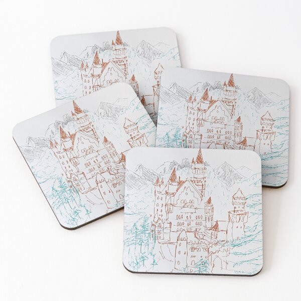 Item preview, Schloss Neuschwanstein designed and sold by Liwei-Doodles.