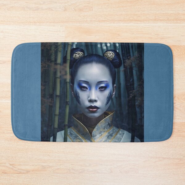 Item preview, Blue Bamboo Geisha designed and sold by BartHugoKnight.
